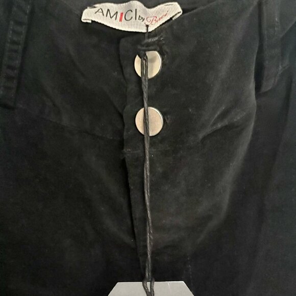 AMIC by Baci- Women "Palazzo Velvet Pants" Designed & Made in Italy- Size: XS - Picture 10 of 13